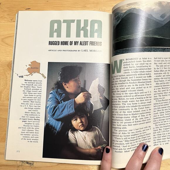 Vintage National Geographic October 1974 Skylab Big Thicket Plankton Bhutan Atka - Picture 8 of 10